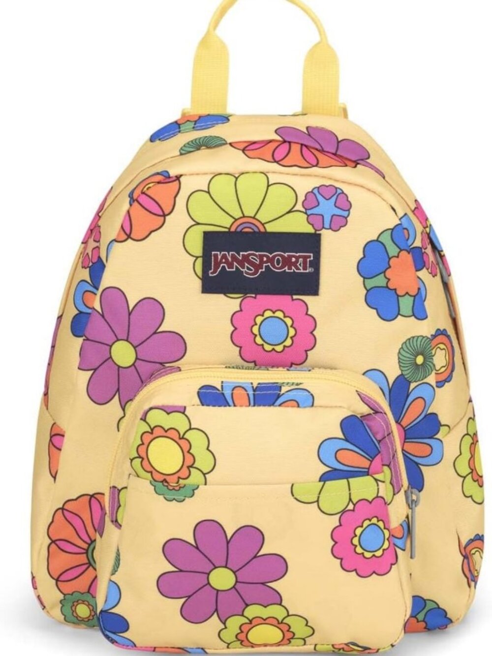 Durable Mini Backpack Purse - Adjustable Straps, Zipper Pocket, Floral Design